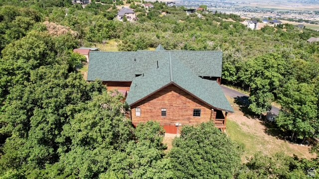 Aerial view of property and surrounding area