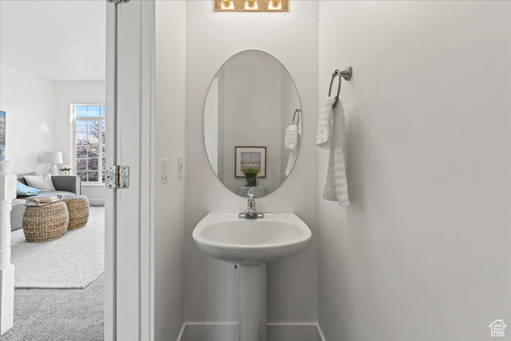 View of bathroom