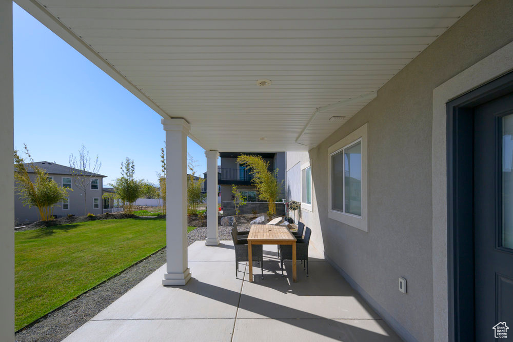 View of patio