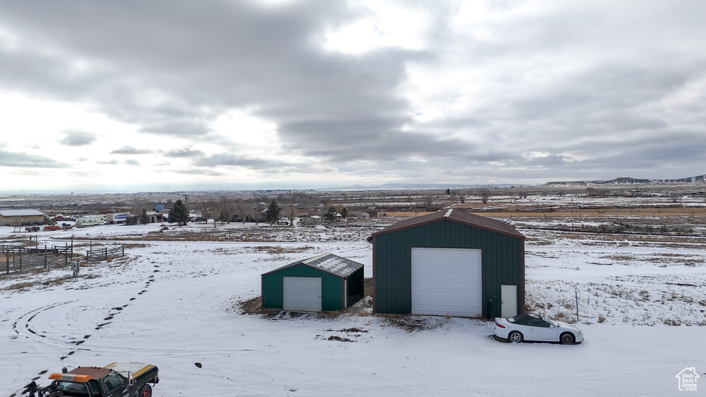 View of snow covered structure