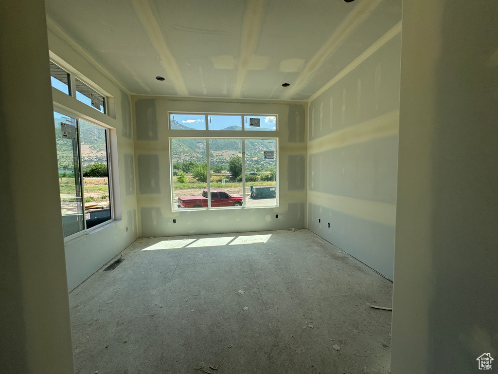 View of spare room