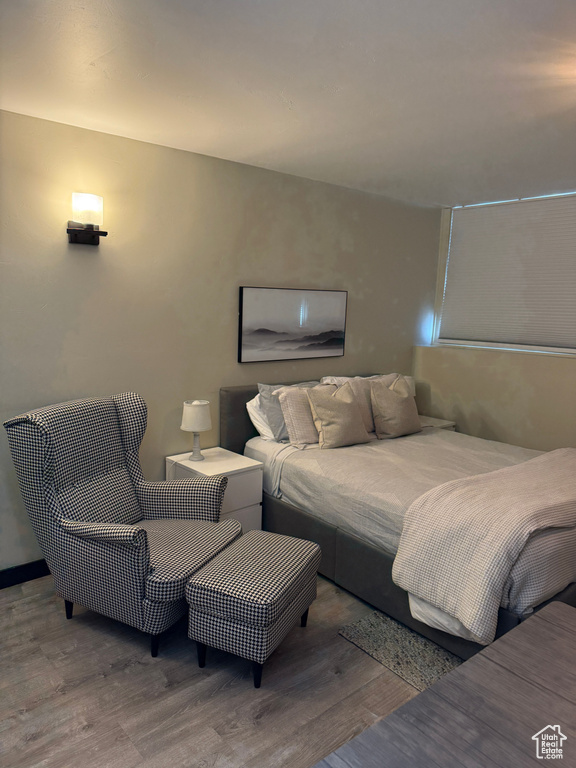 Bedroom featuring hardwood / wood-style floors