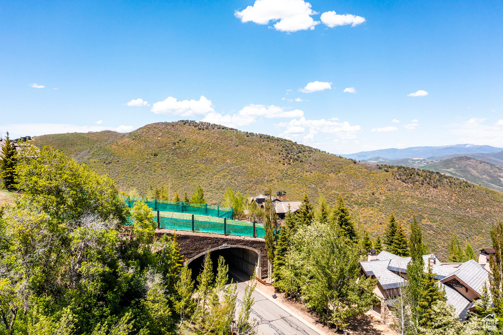 View of mountain backdrop