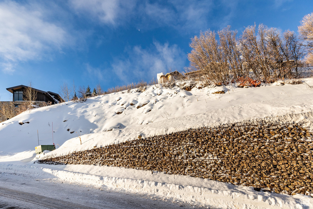 View of mountain background