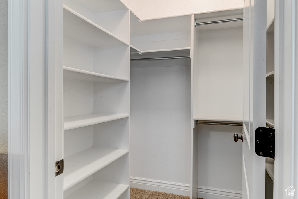 View of spacious closet
