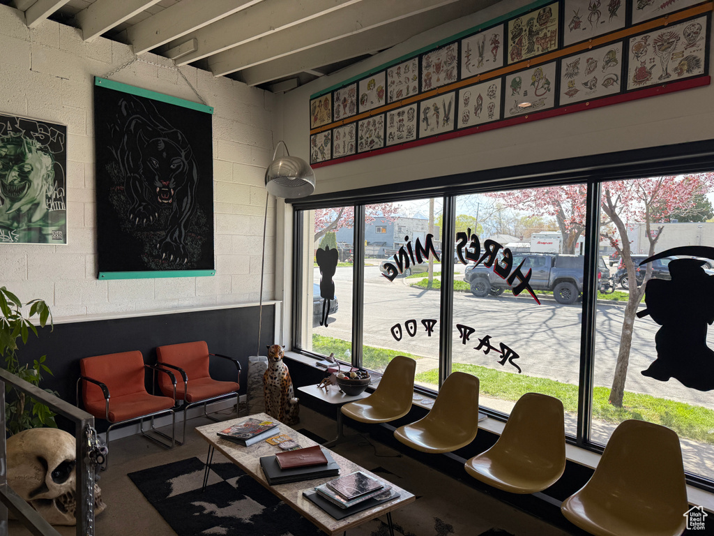 Sunroom / solarium featuring healthy amount of natural light