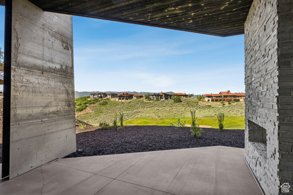 View of patio featuring a residential view