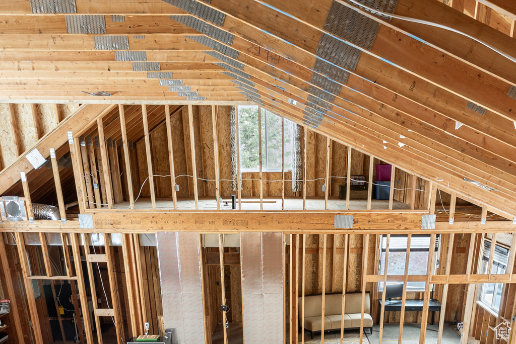 View of attic