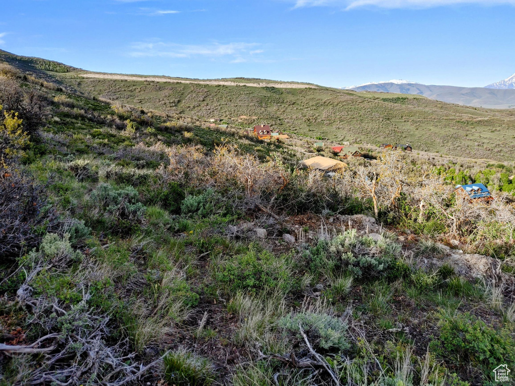 View of mountain backdrop