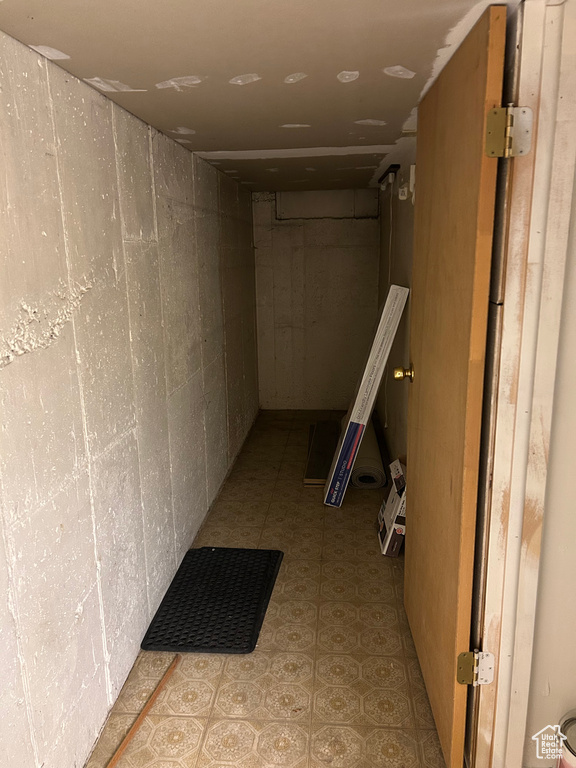View of basement