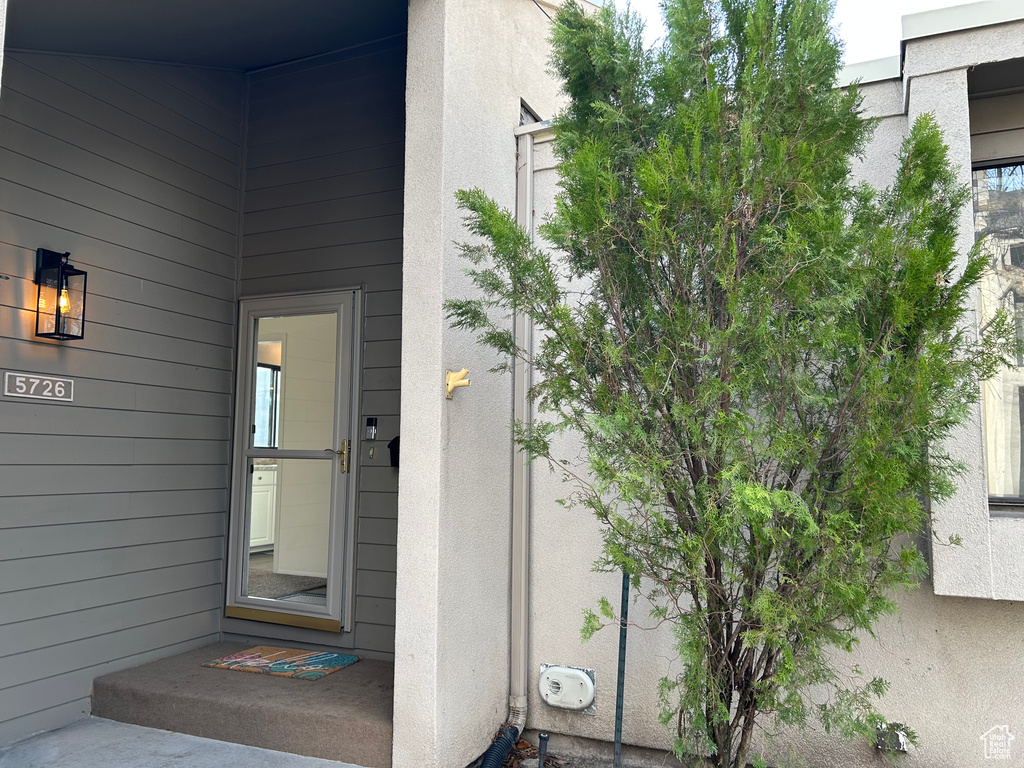 View of entrance to property