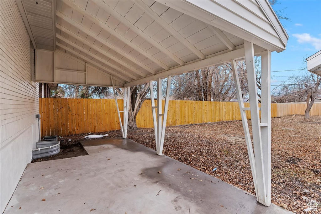 View of patio