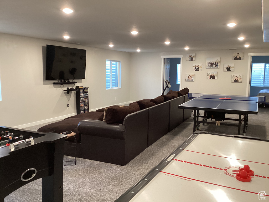 View of game room