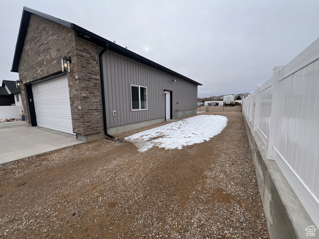 View of side of home