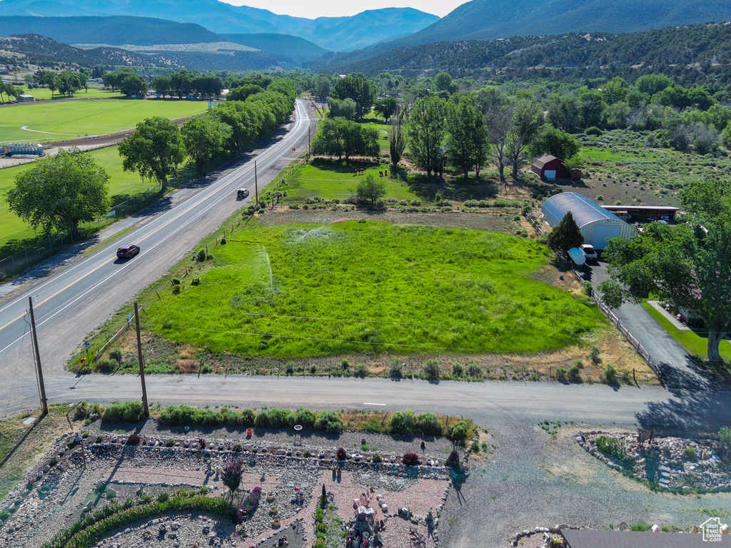 Drone / aerial view of mountains