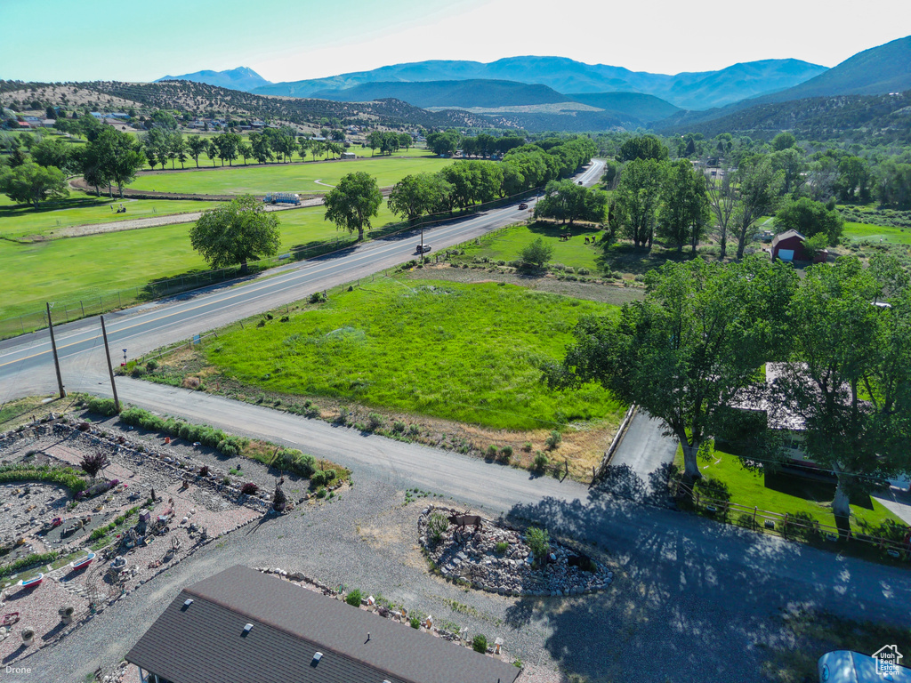 Bird's eye view of mountains