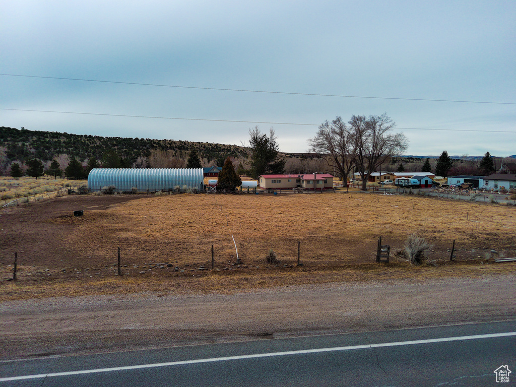 View of yard featuring a rural view