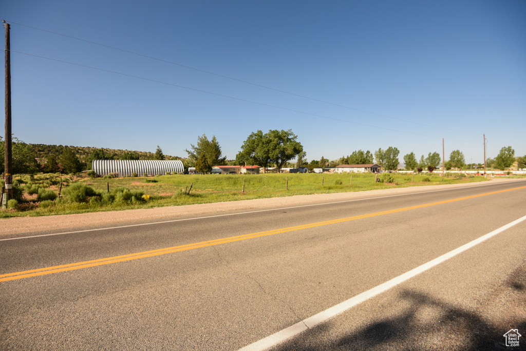 View of asphalt road