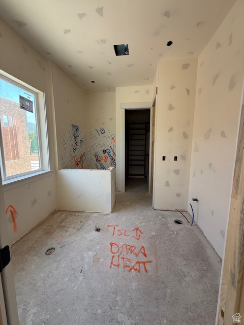 View of spare room