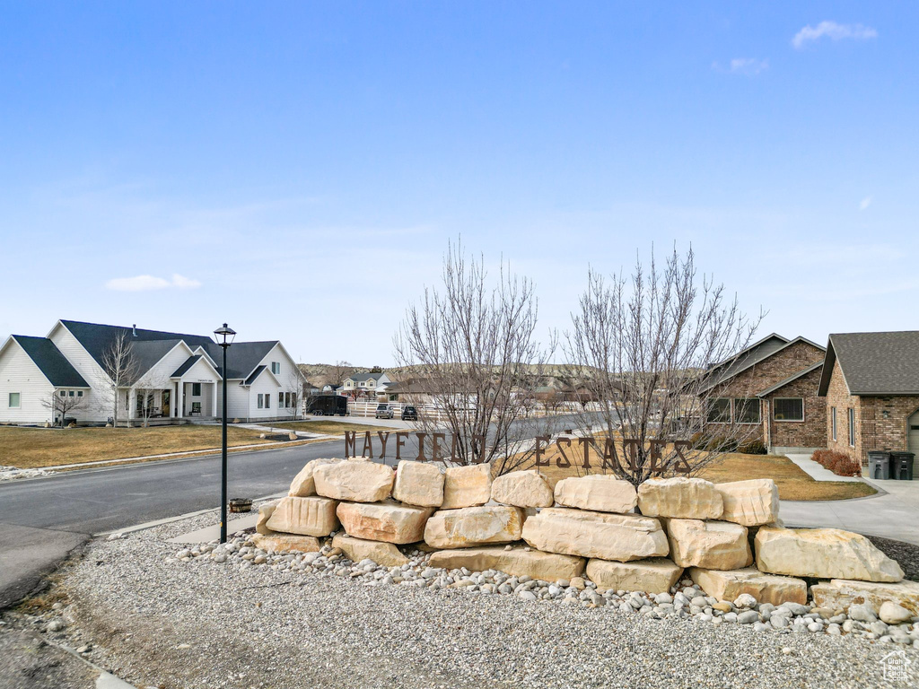 Exterior space with a residential view