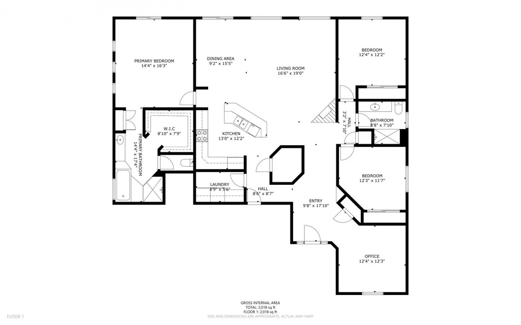 Floor plan / room layout