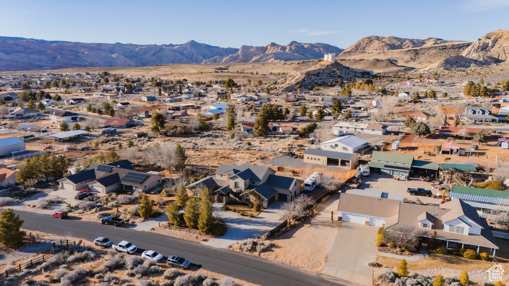 Bird\\\'s eye view featuring a residential view and a mountain view