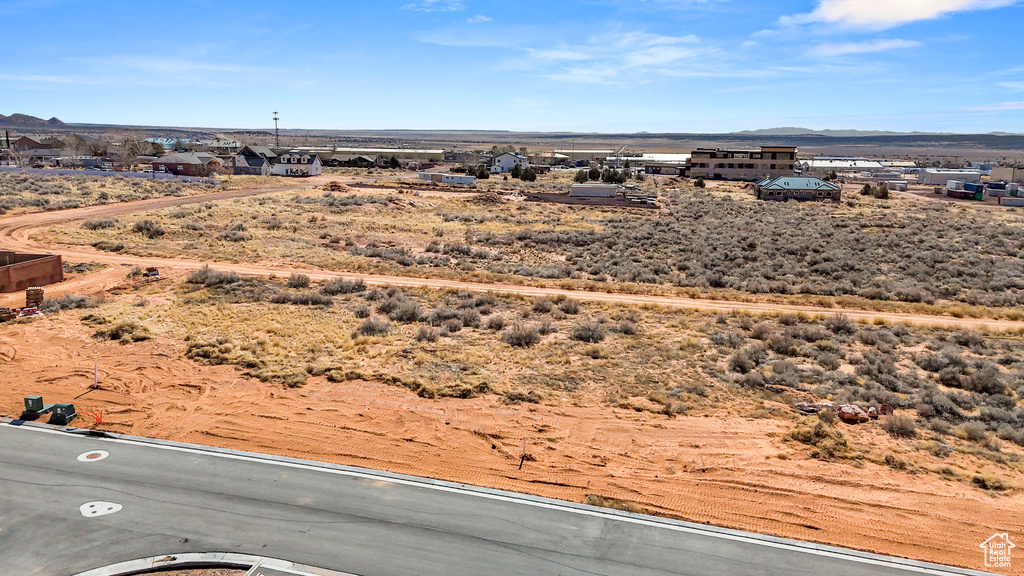 Drone / aerial view with view of desert