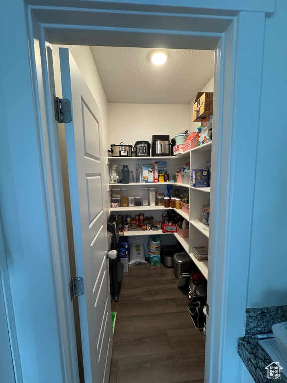 View of storage area
