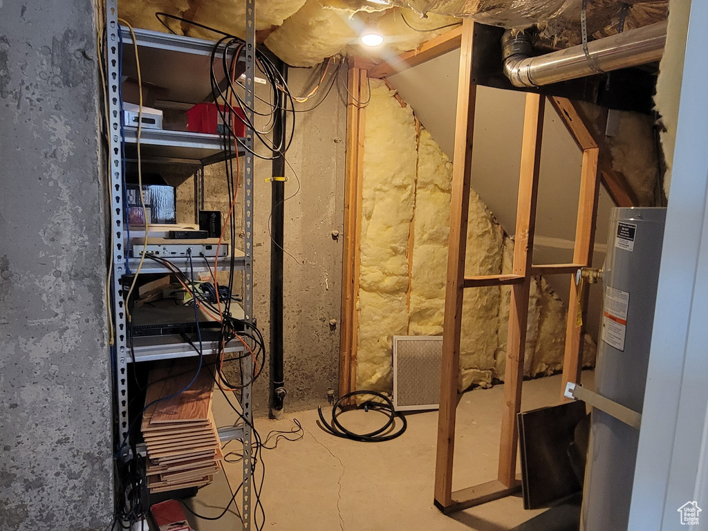 View of utility room