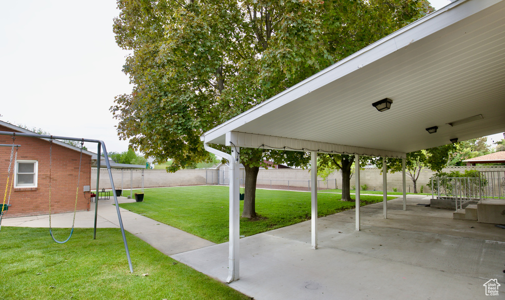 View of patio