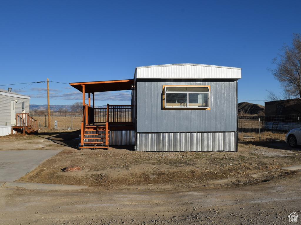 View of outdoor structure