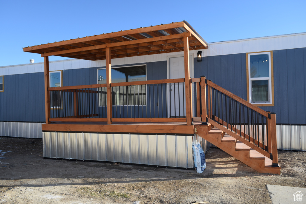 View of rear view of house