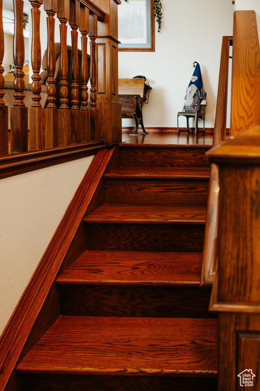 View of stairway