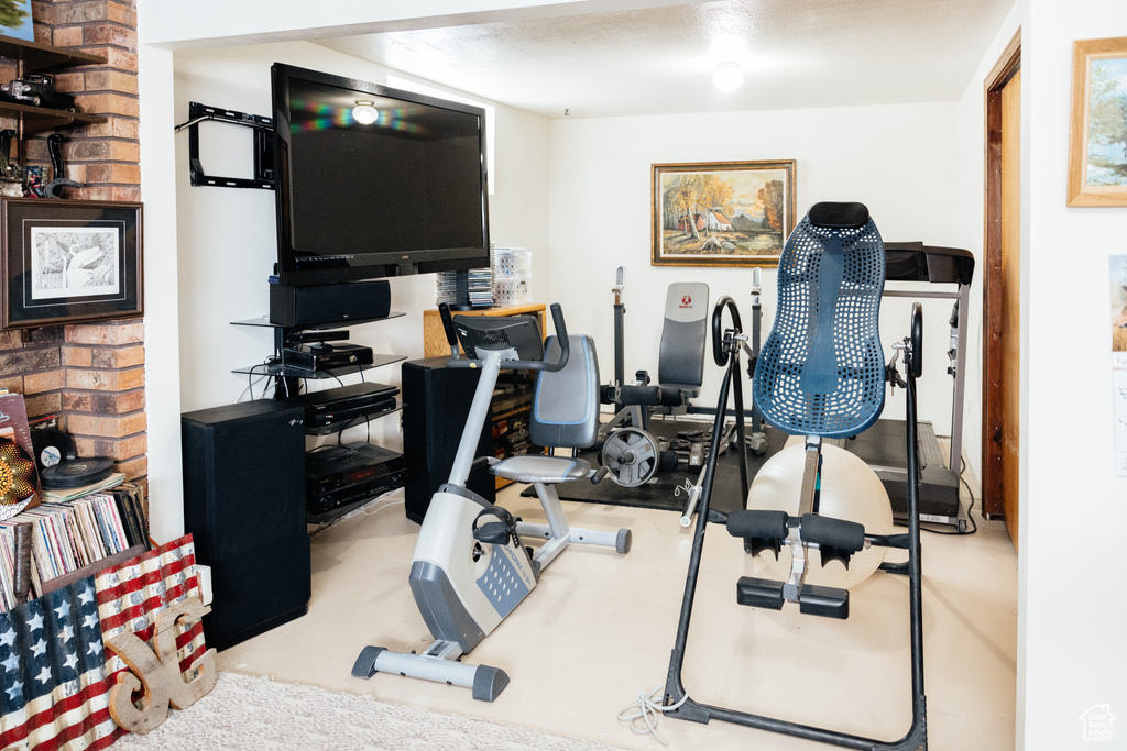 View of workout area