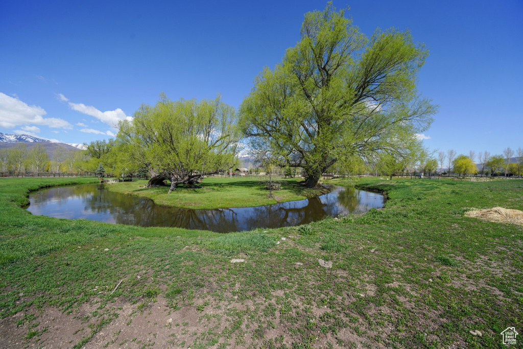 Property view of water featuring a mountain view