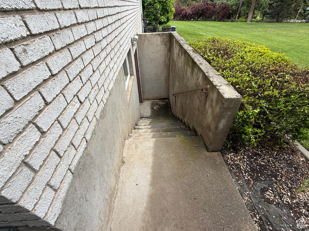 View of stairway