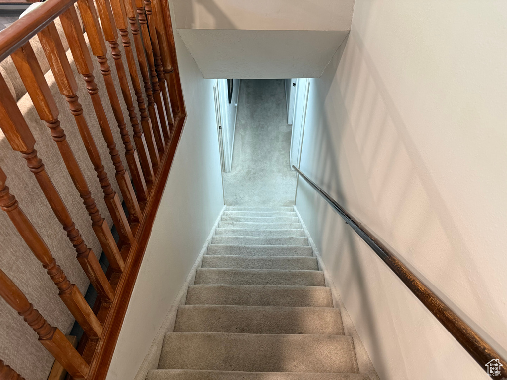 View of stairway