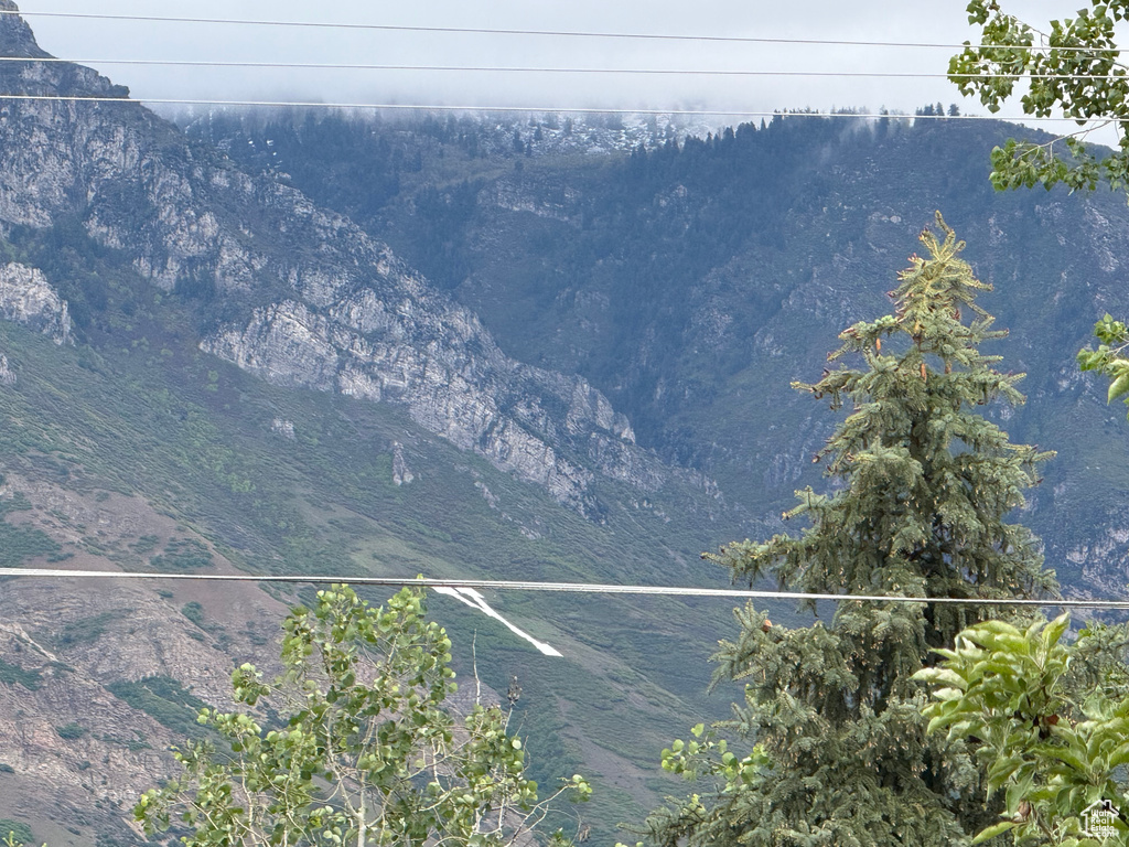 View of mountain background