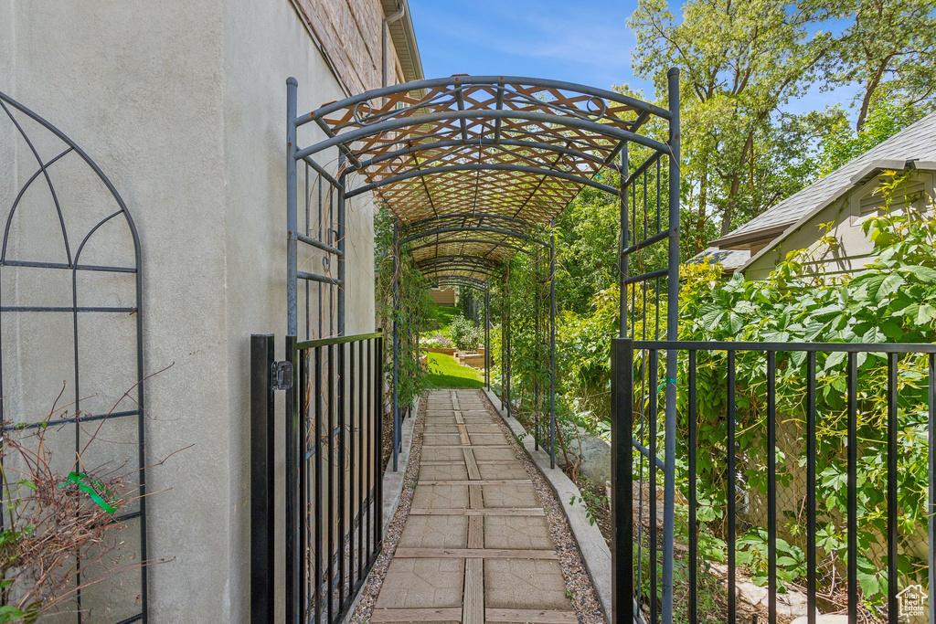 View of gate