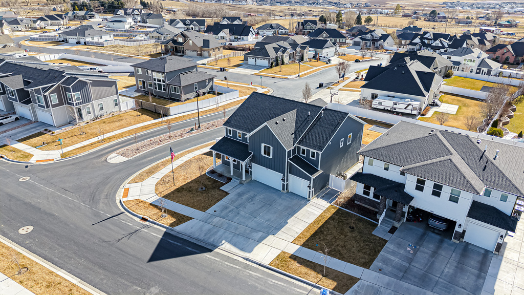 Aerial view featuring a residential view