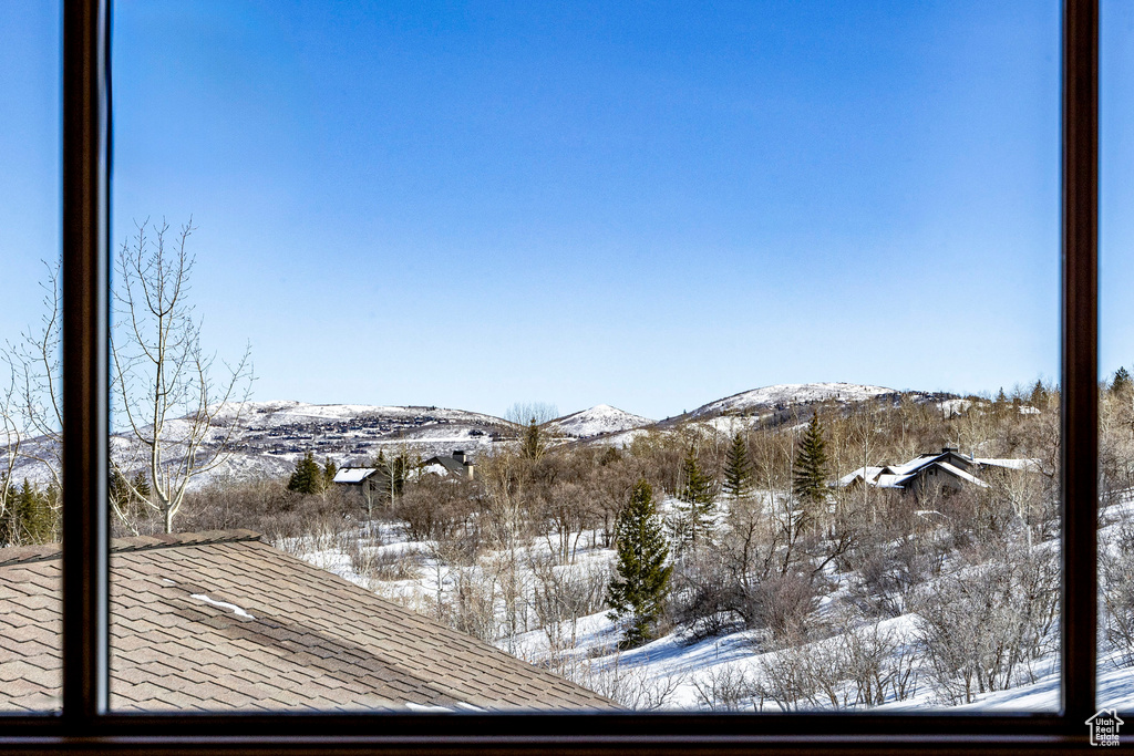 View of mountain backdrop