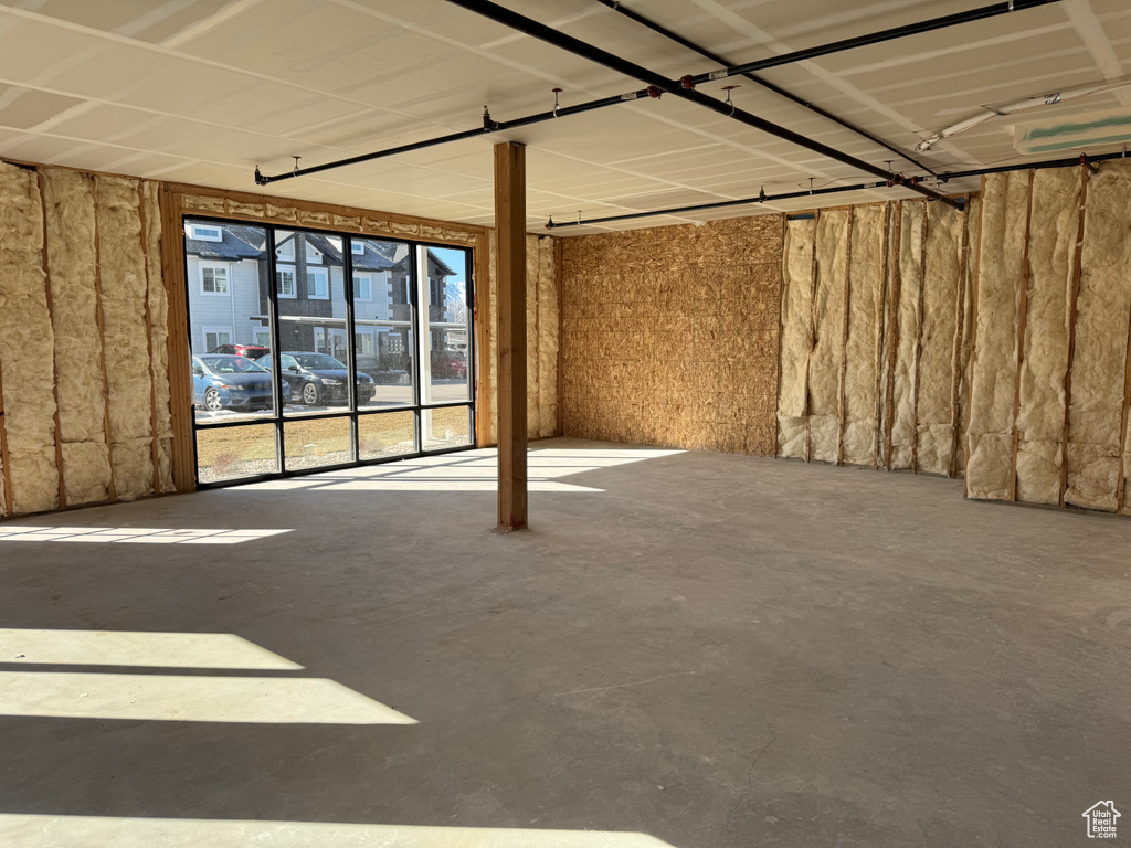 Interior space featuring concrete floors