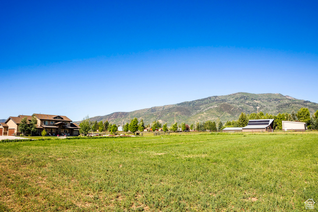 Property view of mountains featuring a rural view