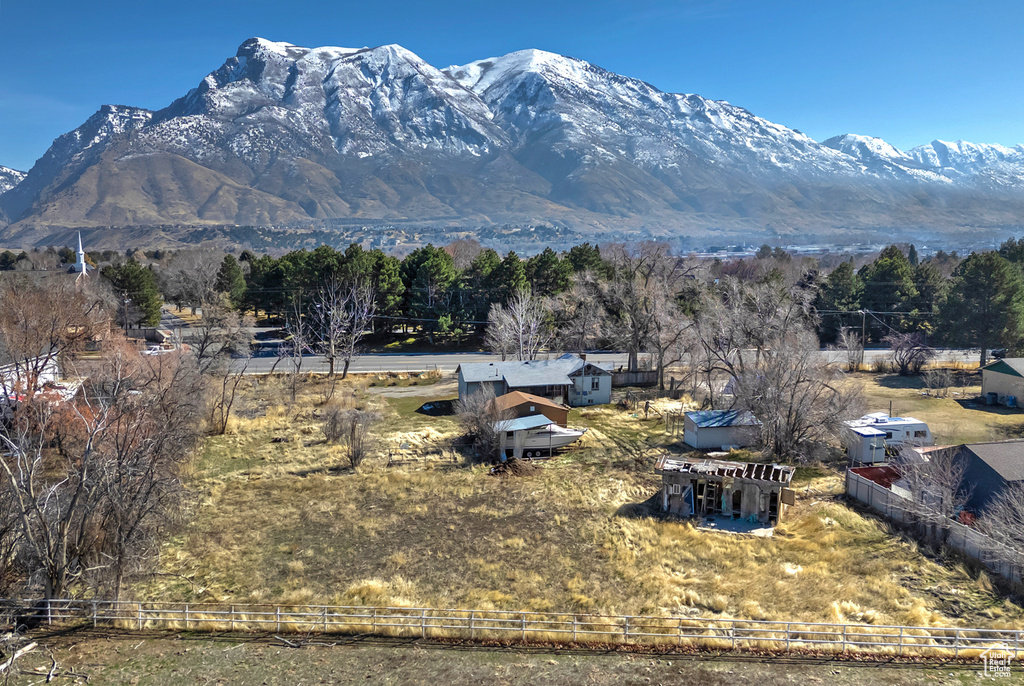 Property view of mountains featuring a rural view