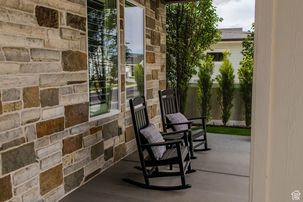 View of patio