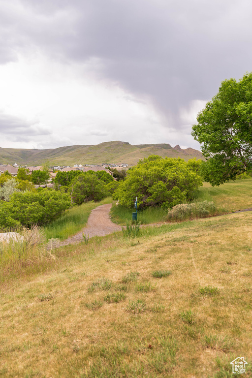 View of mountain backdrop