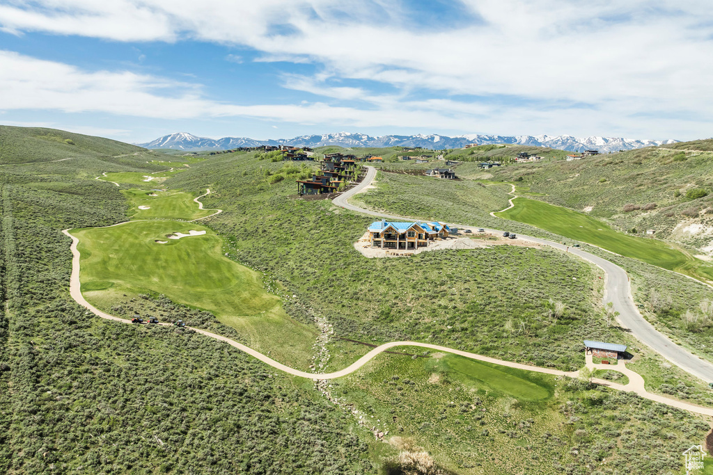 Drone / aerial view of mountains