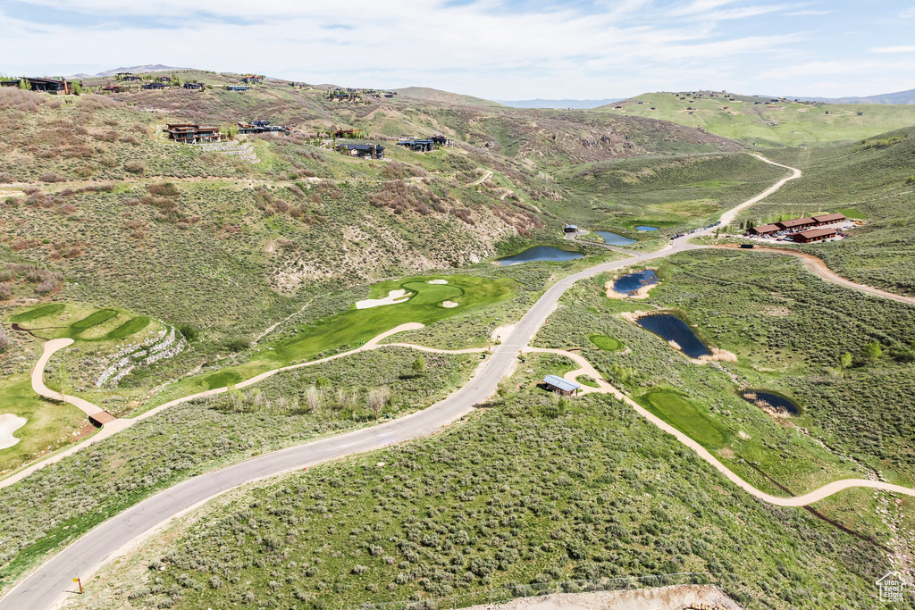 Aerial view of property\\\'s location featuring a water and mountain view