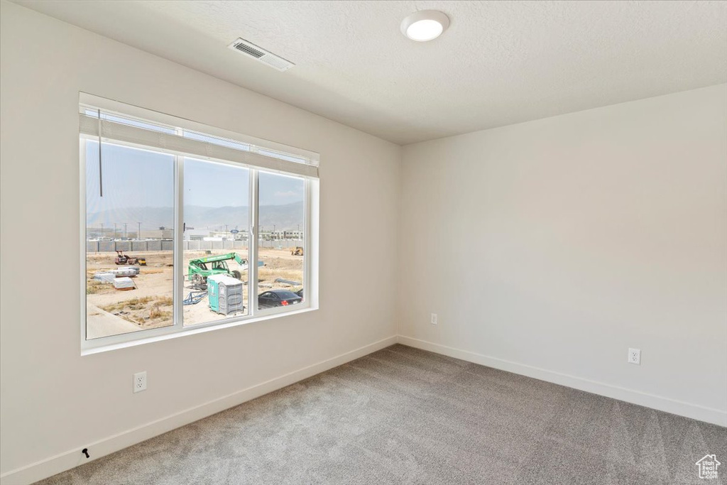 Empty room with carpet