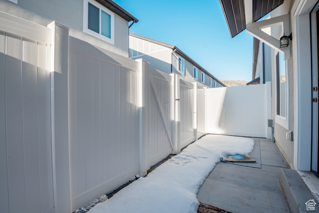 View of patio / terrace with fence